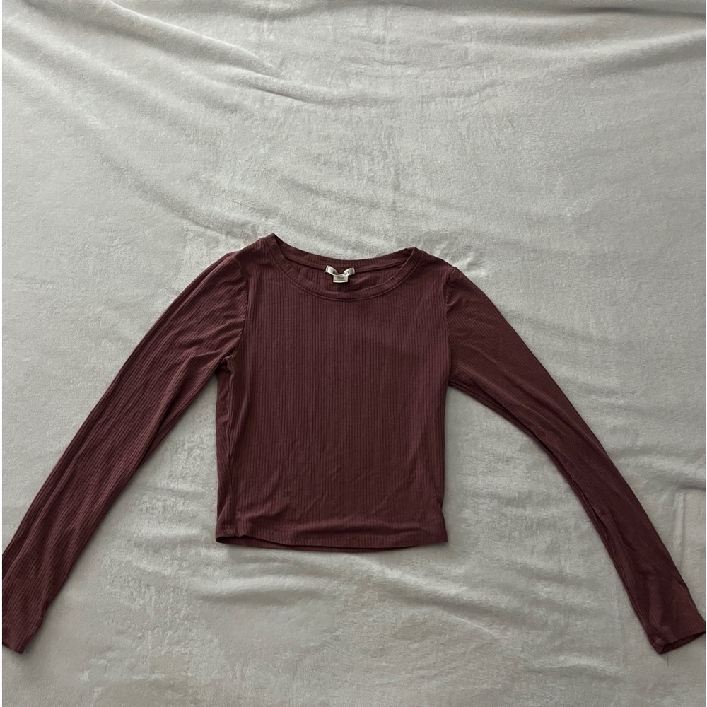Cropped longsleeve top